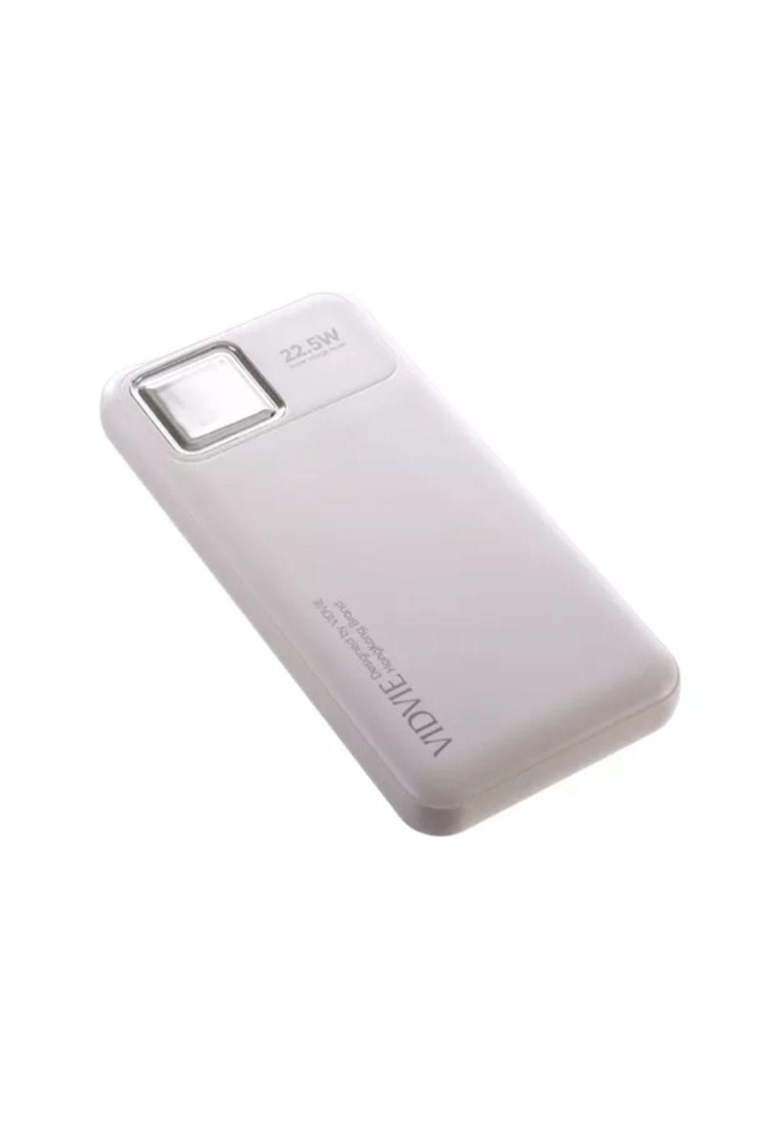 Cargador Batería Externa Vidvie Ultra Rápida Digital 20000mh Color Blanco-0