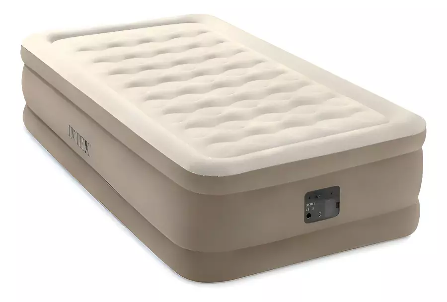 Colchon Inflable Intex Dura Beam Plus 99x191x46 Electrico-0