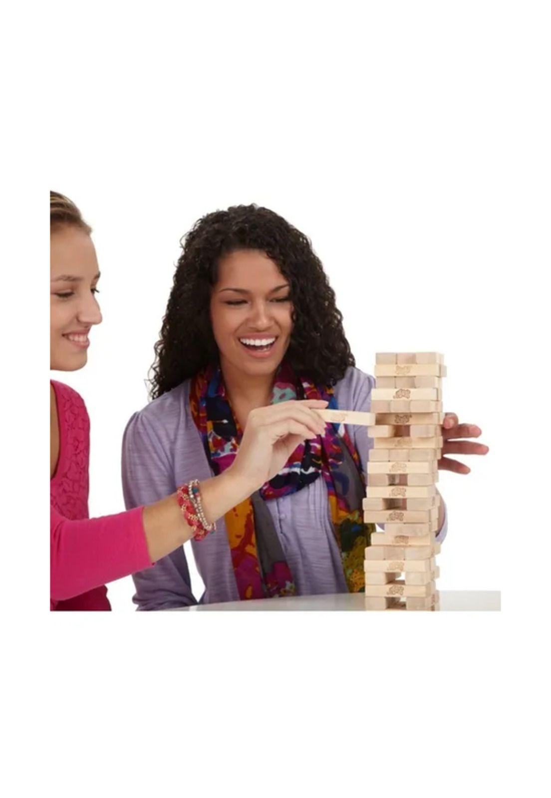 Juego de mesa Jenga clásico: apila bloques en torre-2