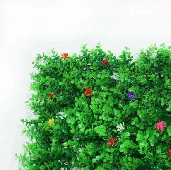 Pack de 10 Palmetas Artificiales Espiral con Flores 60x40cm-2