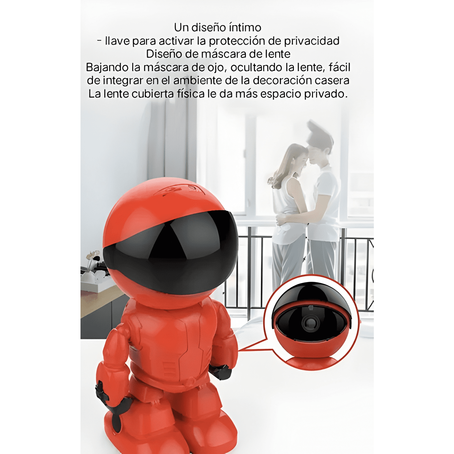 Camara Robot Wifi 5mp Vigilancia Espia Vision Nocturna Gira-4