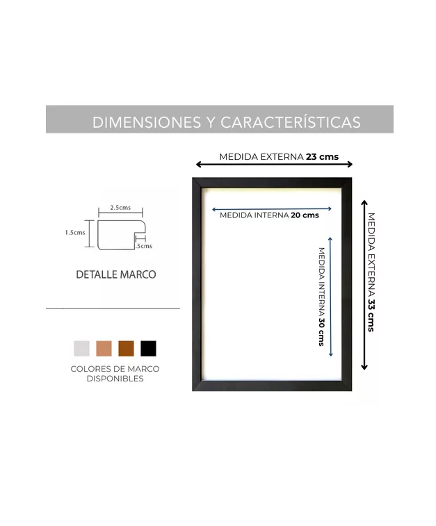 Pack Marcos para Foto Portarretrato Tamaño Decoración Cuadro Blanco-2