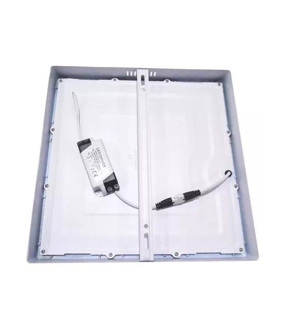 Foco led panel plafón cuadrado 18w luz fría-2