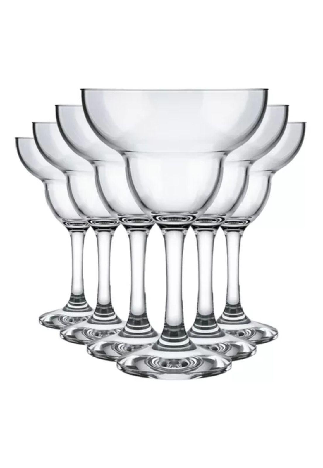 Set de 6 copas margarita para cóctel, 335 ml, Nadir Brasilera, color transparente-2