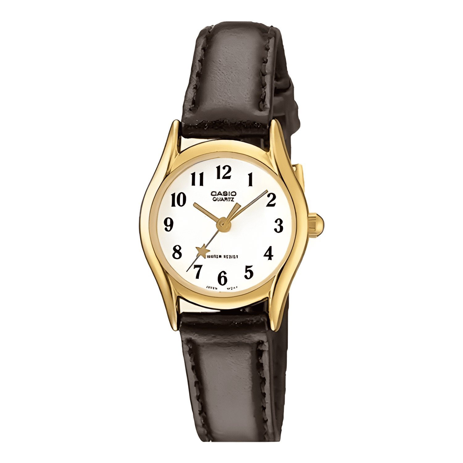 Ltp-1094q-7b4rd - reloj casio pulso cuero caja Dorado-0