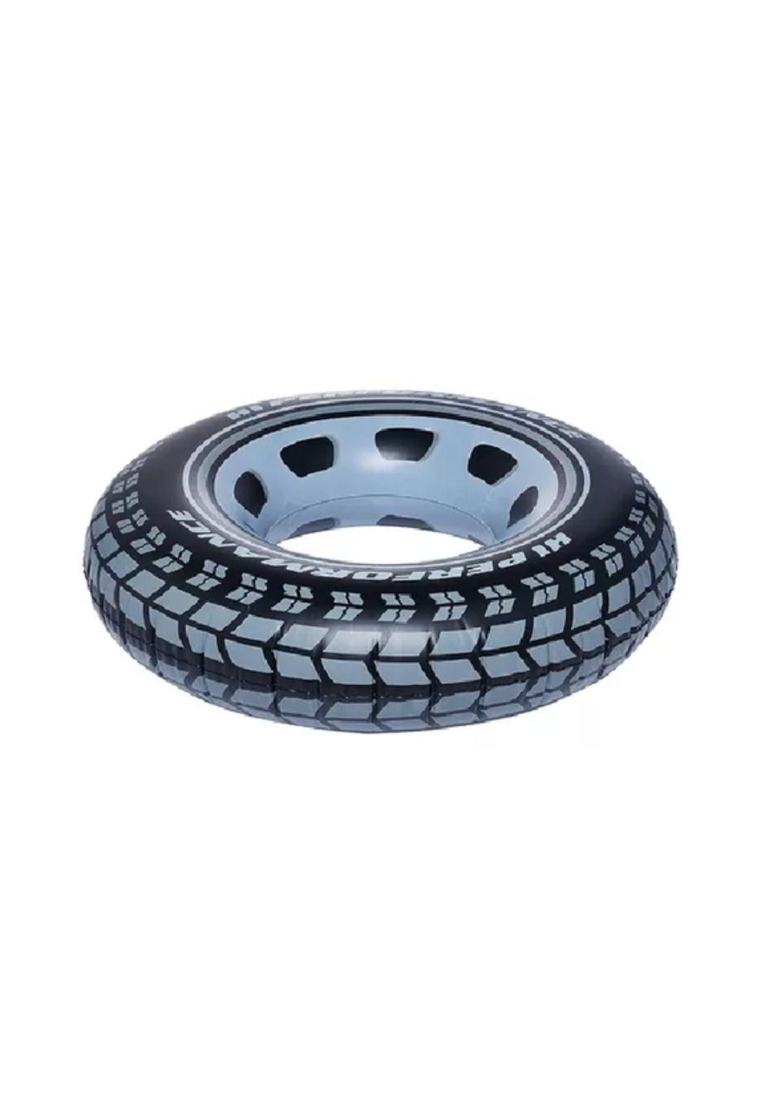 Flotador inflable anillo Intex Giant Tire Tube 91 cm negro-3