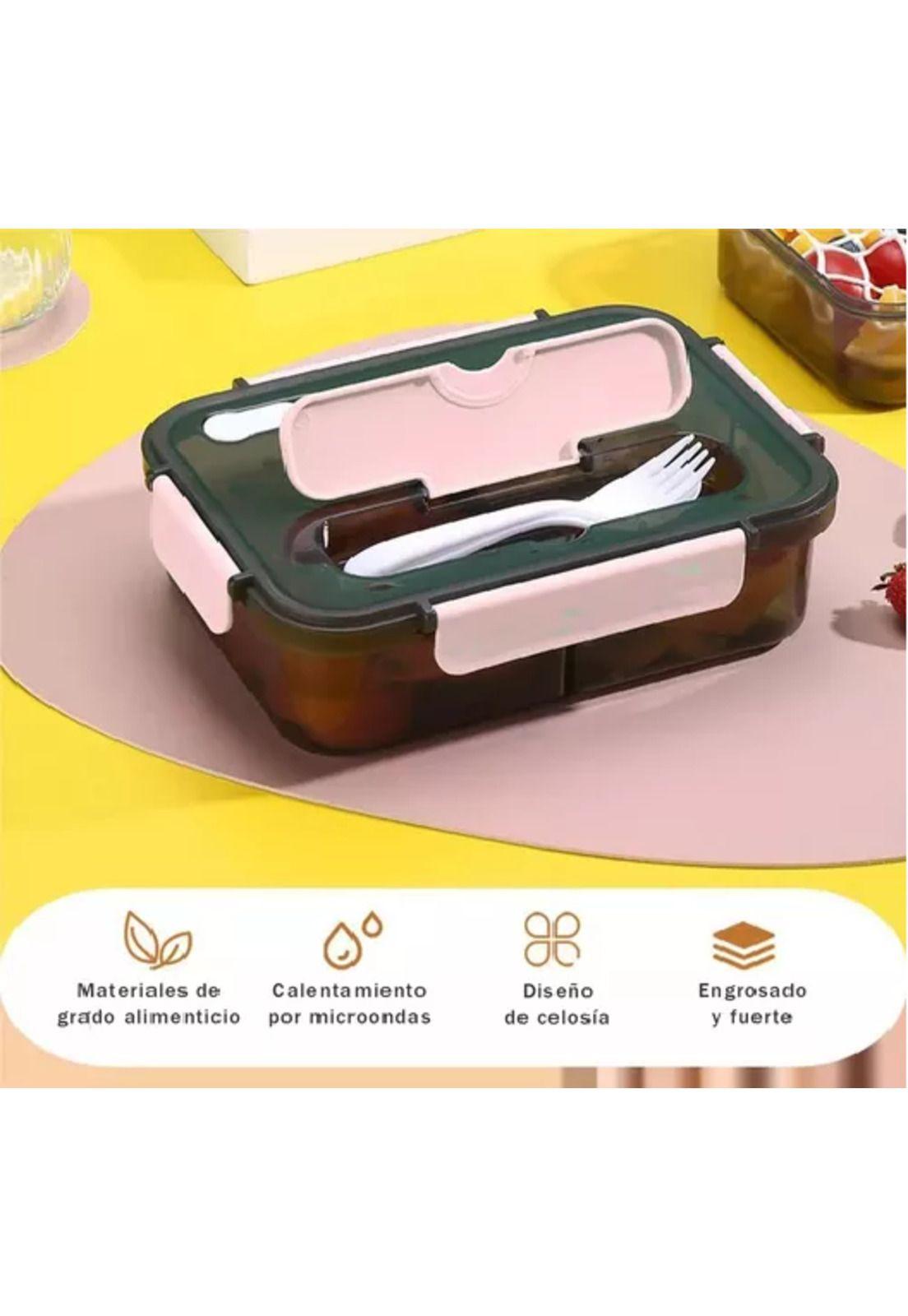 Fiambrera portátil térmica, lunch box de gran capacidad 1500 ml-2