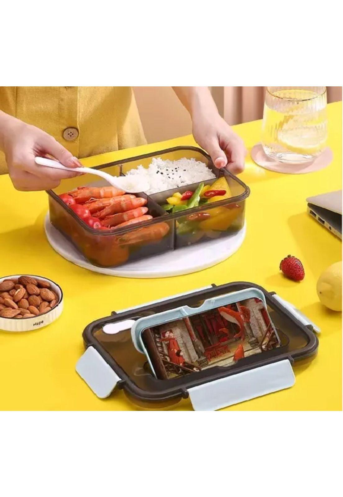 Fiambrera portátil térmica, lunch box de gran capacidad 1500 ml-3