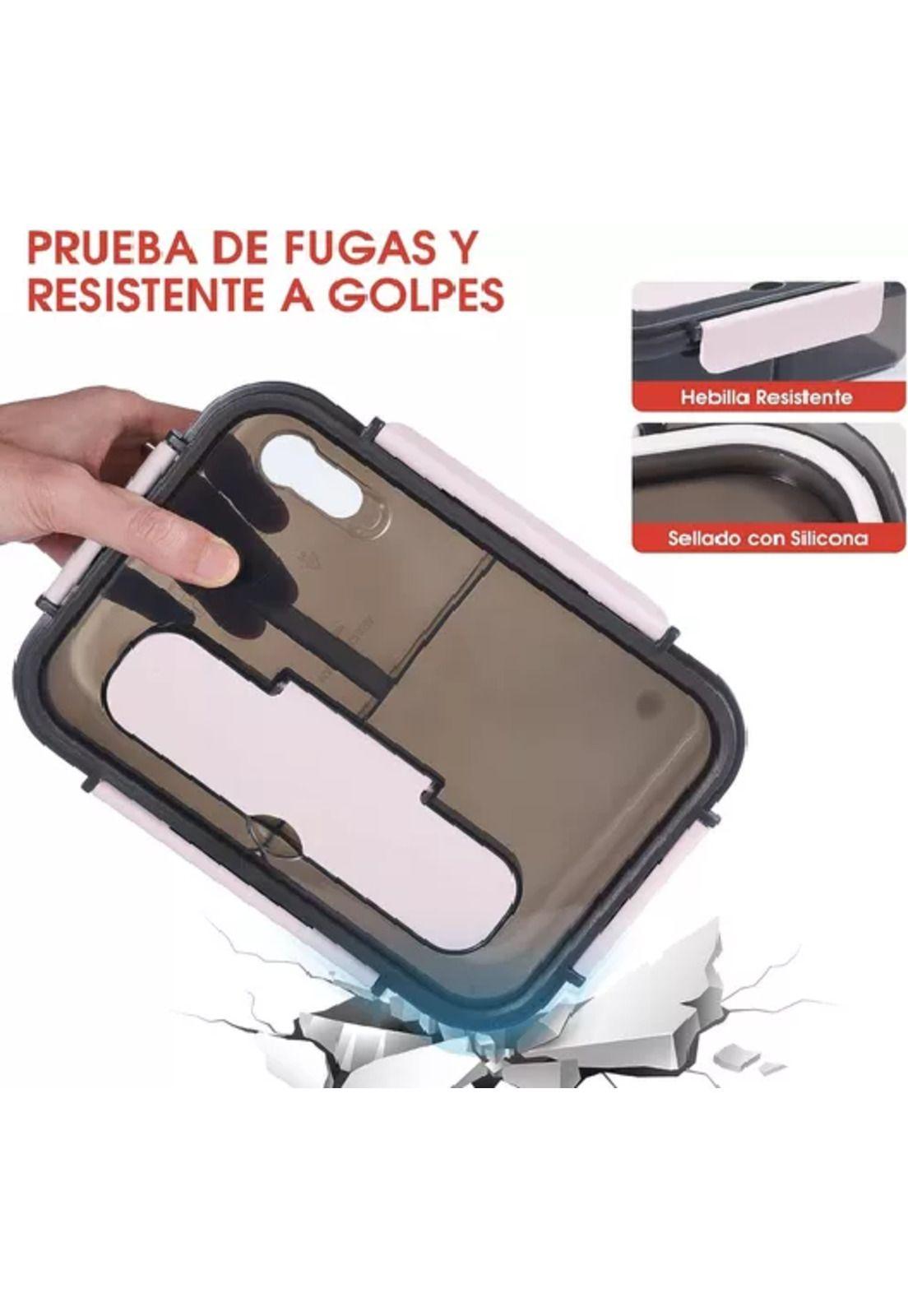 Fiambrera portátil térmica, lunch box de gran capacidad 1500 ml-4