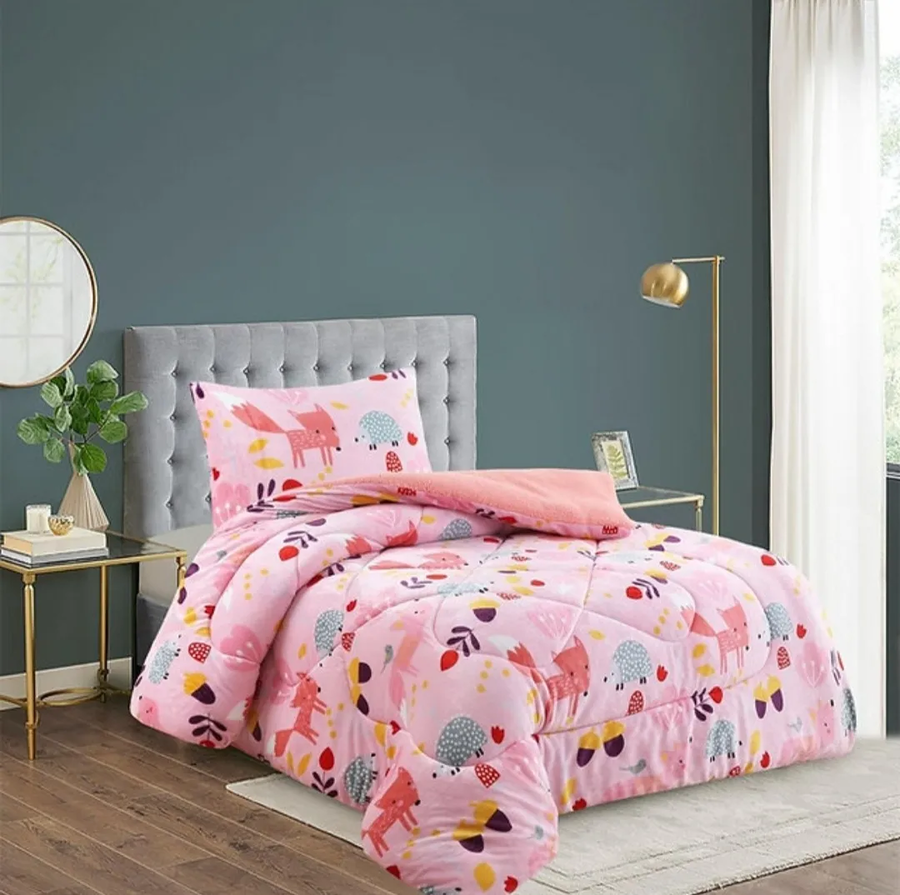 cubrecama invierno plush chiporro 1.5 plaza tfyh43-1