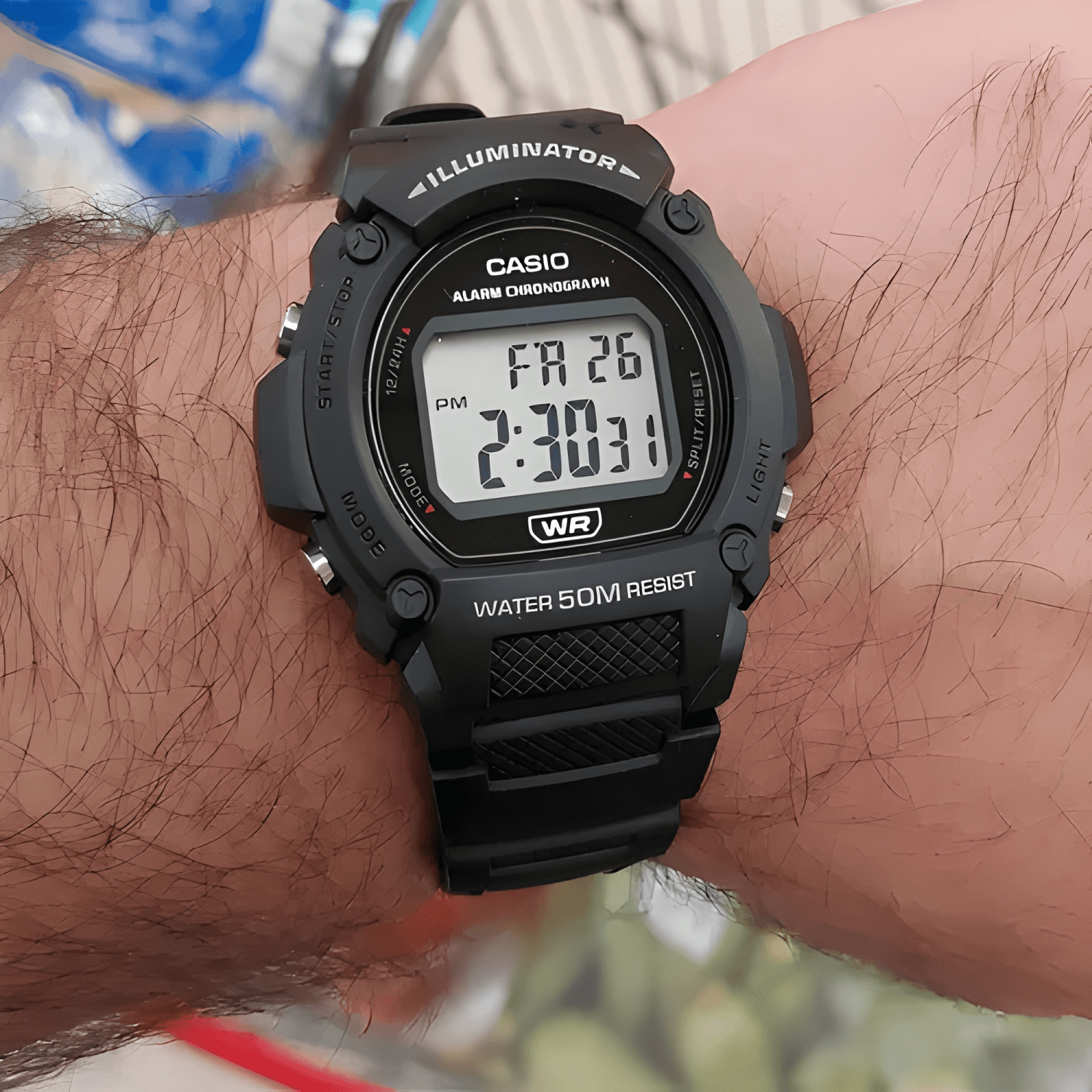 Reloj casio digital w-219h-1avdf-3