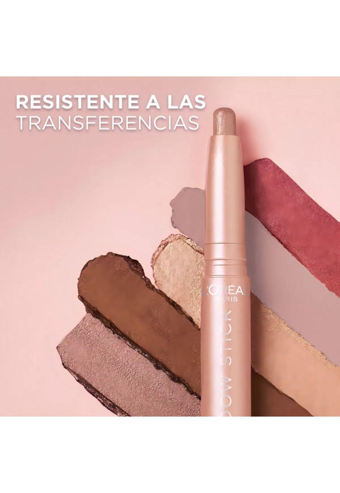 Sombra de Ojos Le Shadow Stick Cloudy Rose L'Oréal Paris-3
