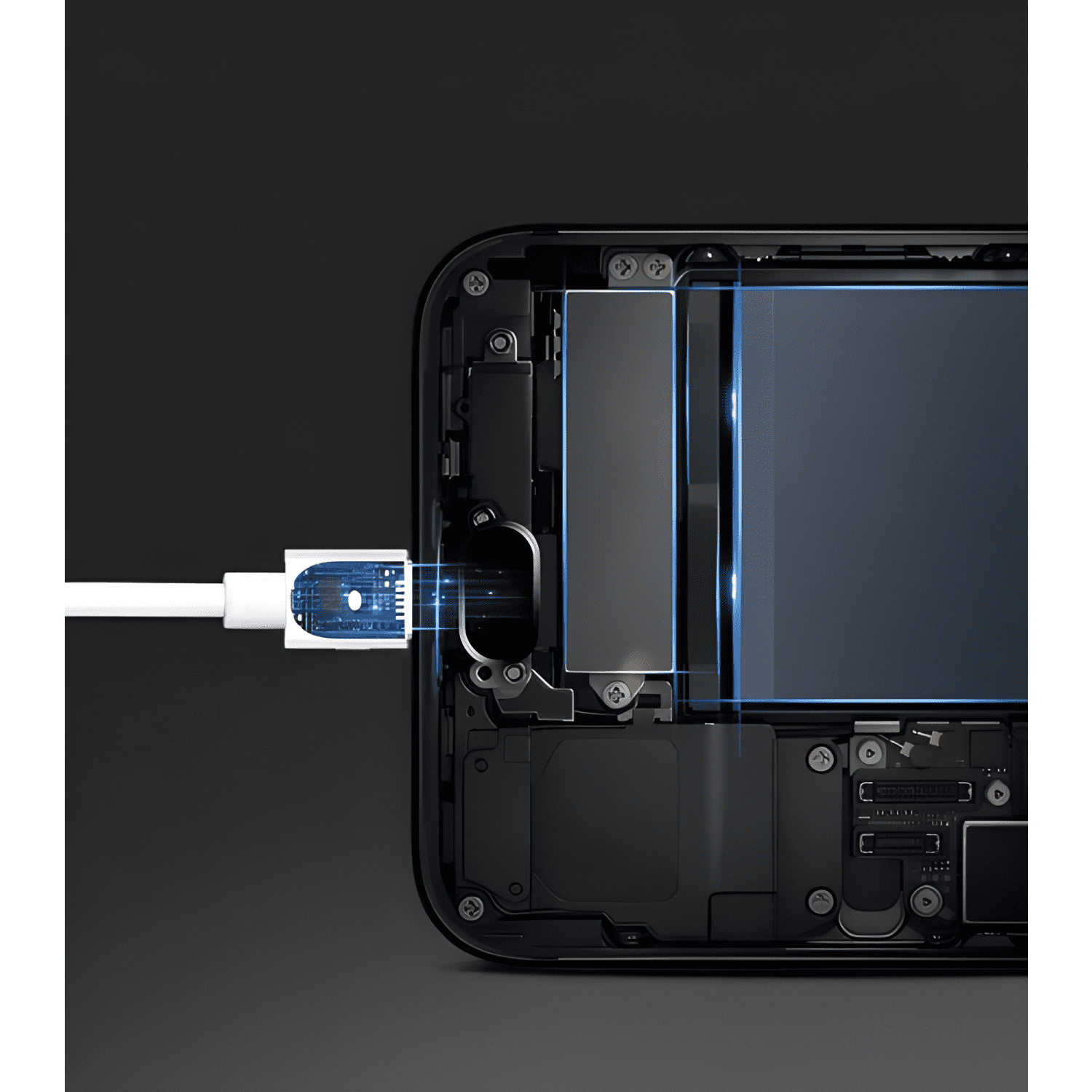 Cable de datos cargador para tipo c carga rápida 2-3