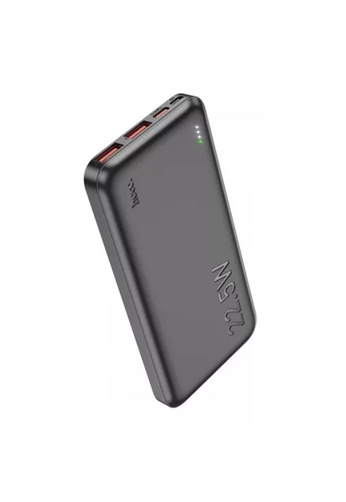 Power bank Hoco 10,000 mAh, 22.5W, cargador portátil, color negro-0