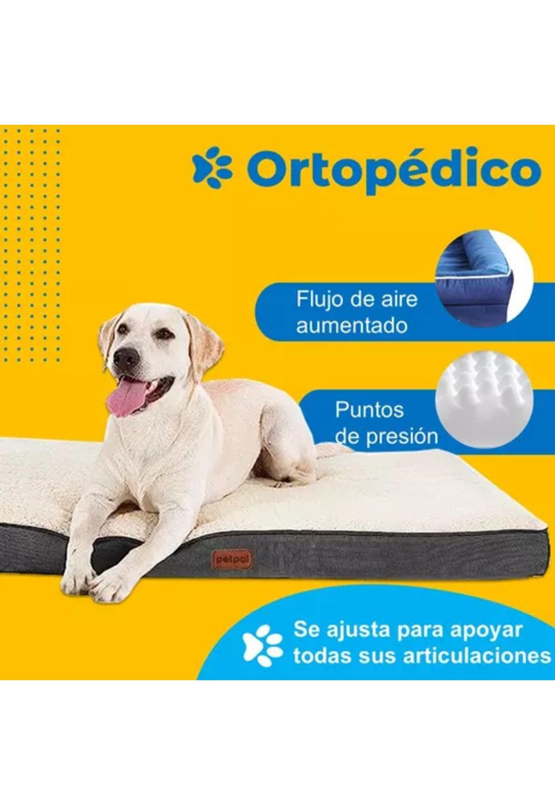 Cama para perro y gato mascota gris-3