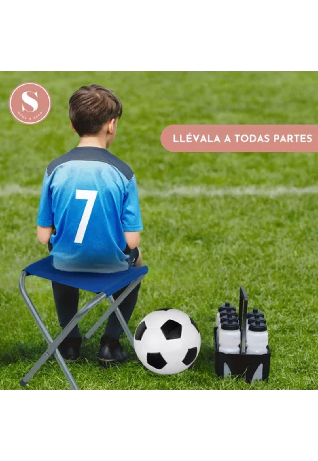 Asiento plegable para camping azul-6