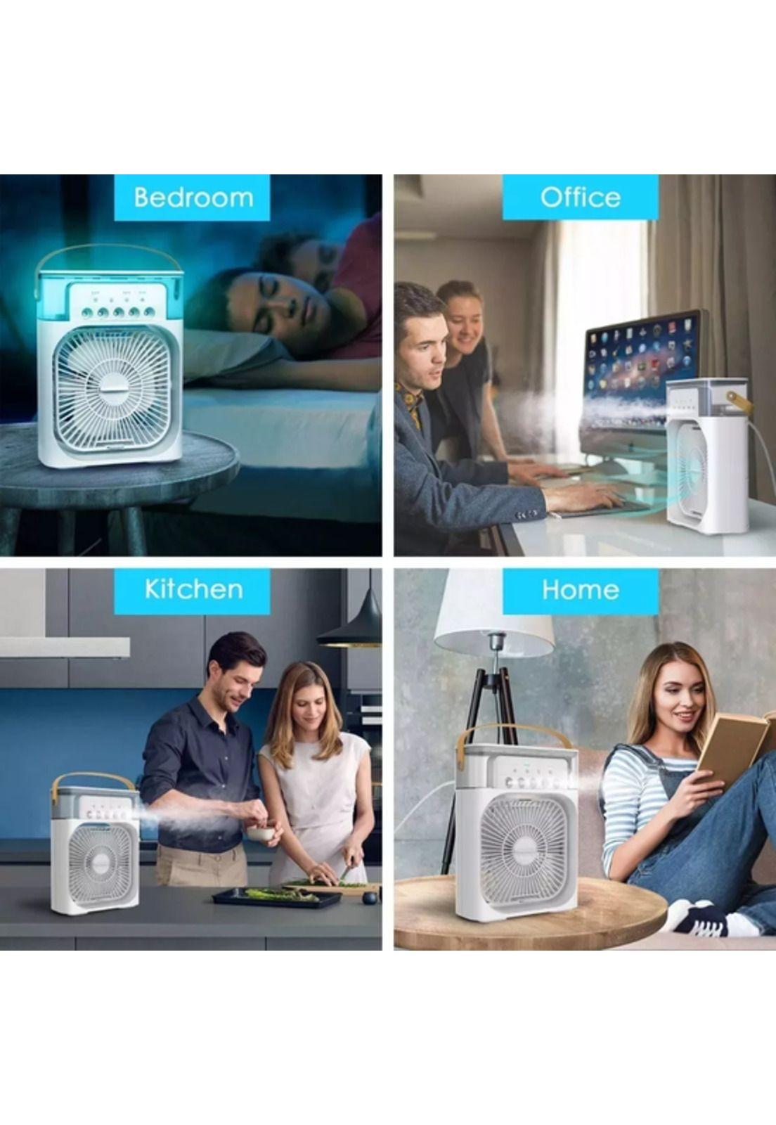 Climatizador portátil frío mini aire USB portátil 220V blanco-2