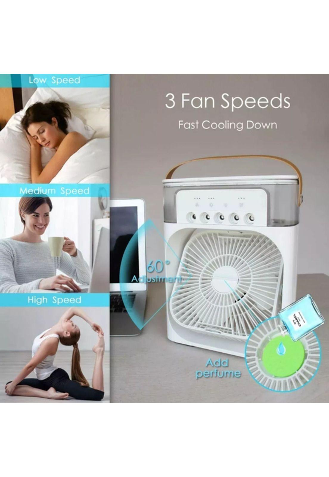Climatizador portátil frío mini aire USB portátil 220V blanco-4