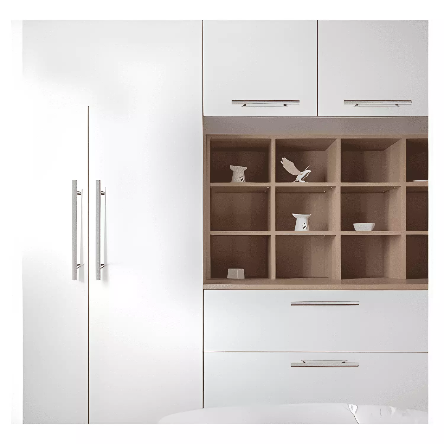 Pack 10 tiradores de cajón para muebles 20 cm-0