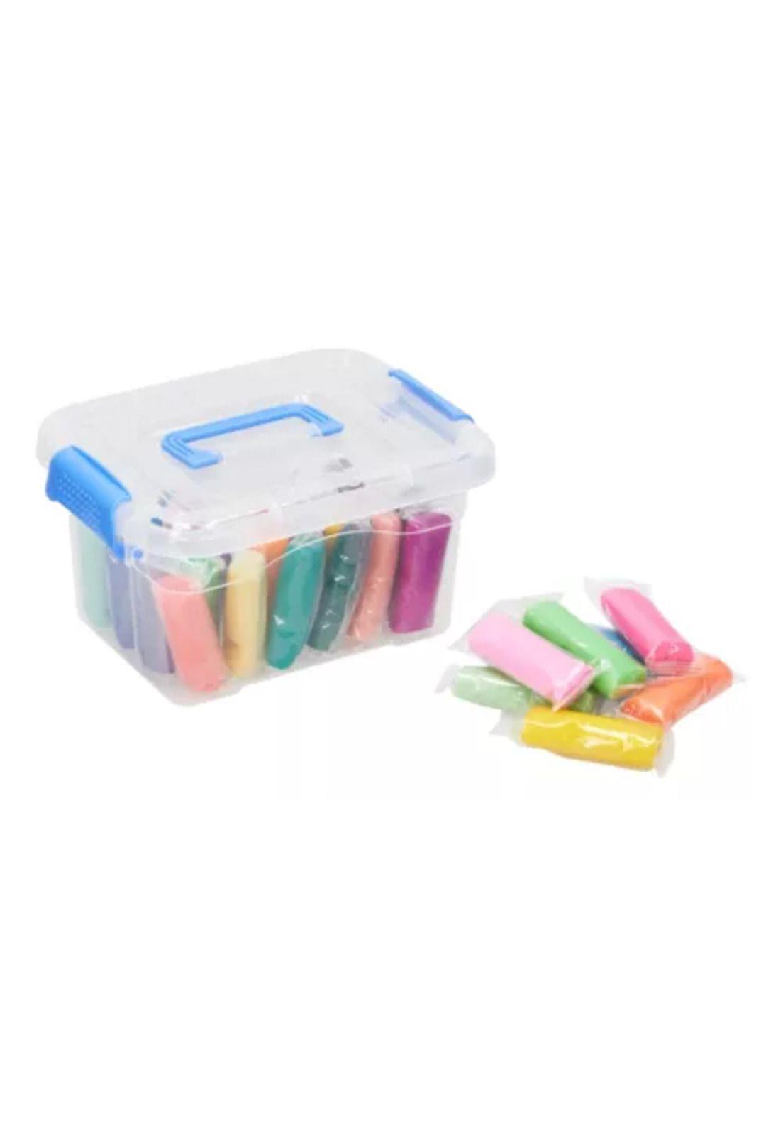Masas moldeables plasticina con maleta juego para niños-2