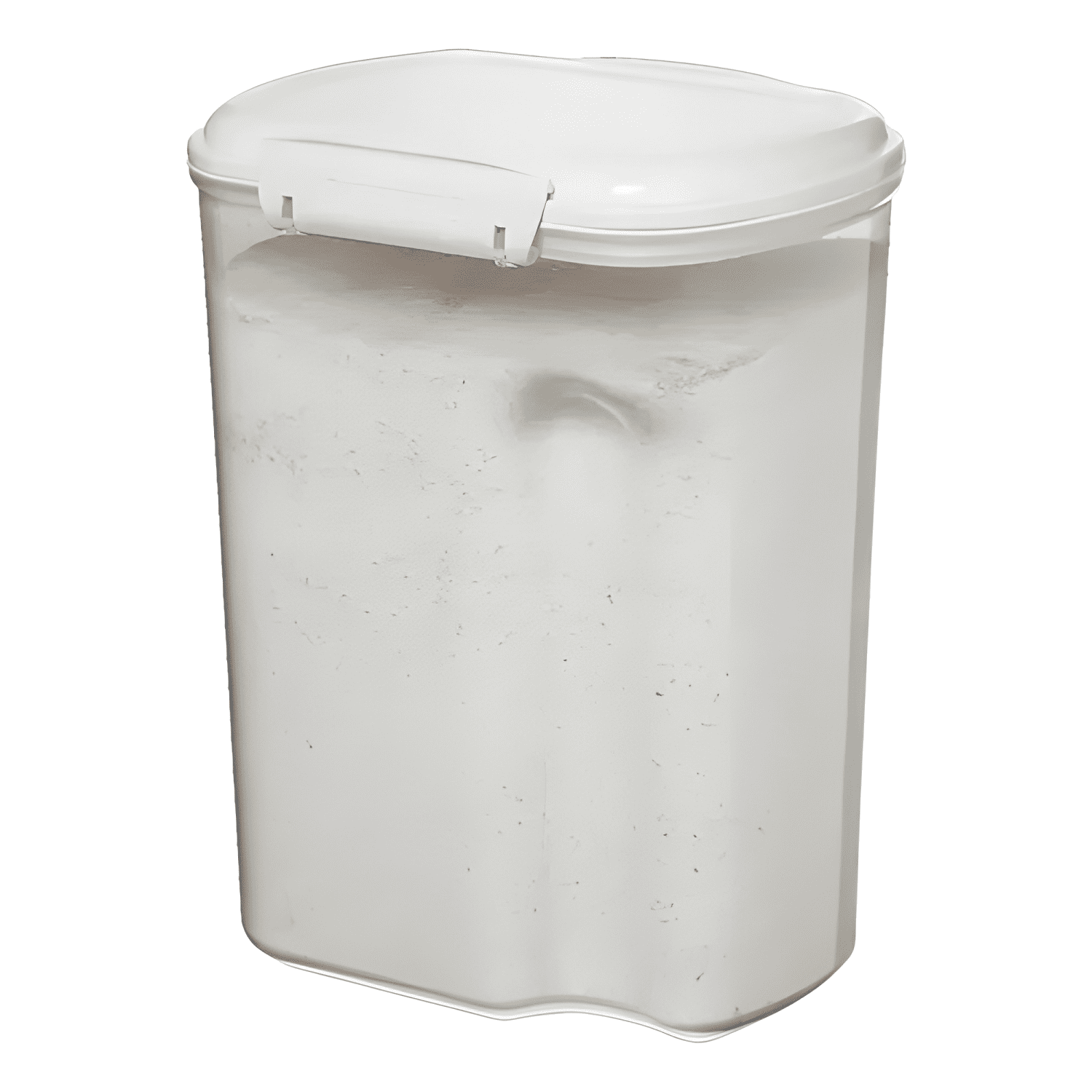 Recipiente repostería plástico 3,25 L rectangular, blanco-2