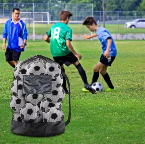 Balonera saco bolso malla para traslado de balones porta 100x75 cm-6