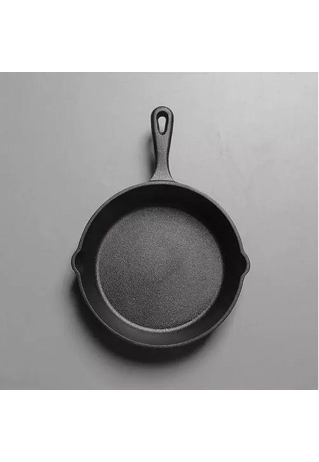 Sartén redonda de hierro fundido de 16 cm, para provoleta y parrilla-2
