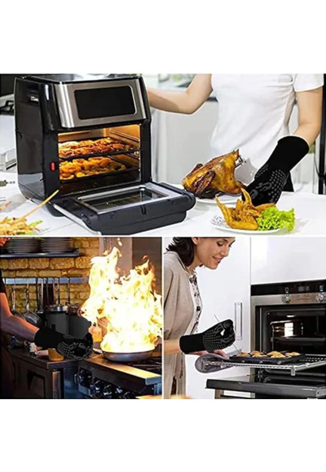 Guantes alta temperatura para parrilla y horno 2 unidades-5