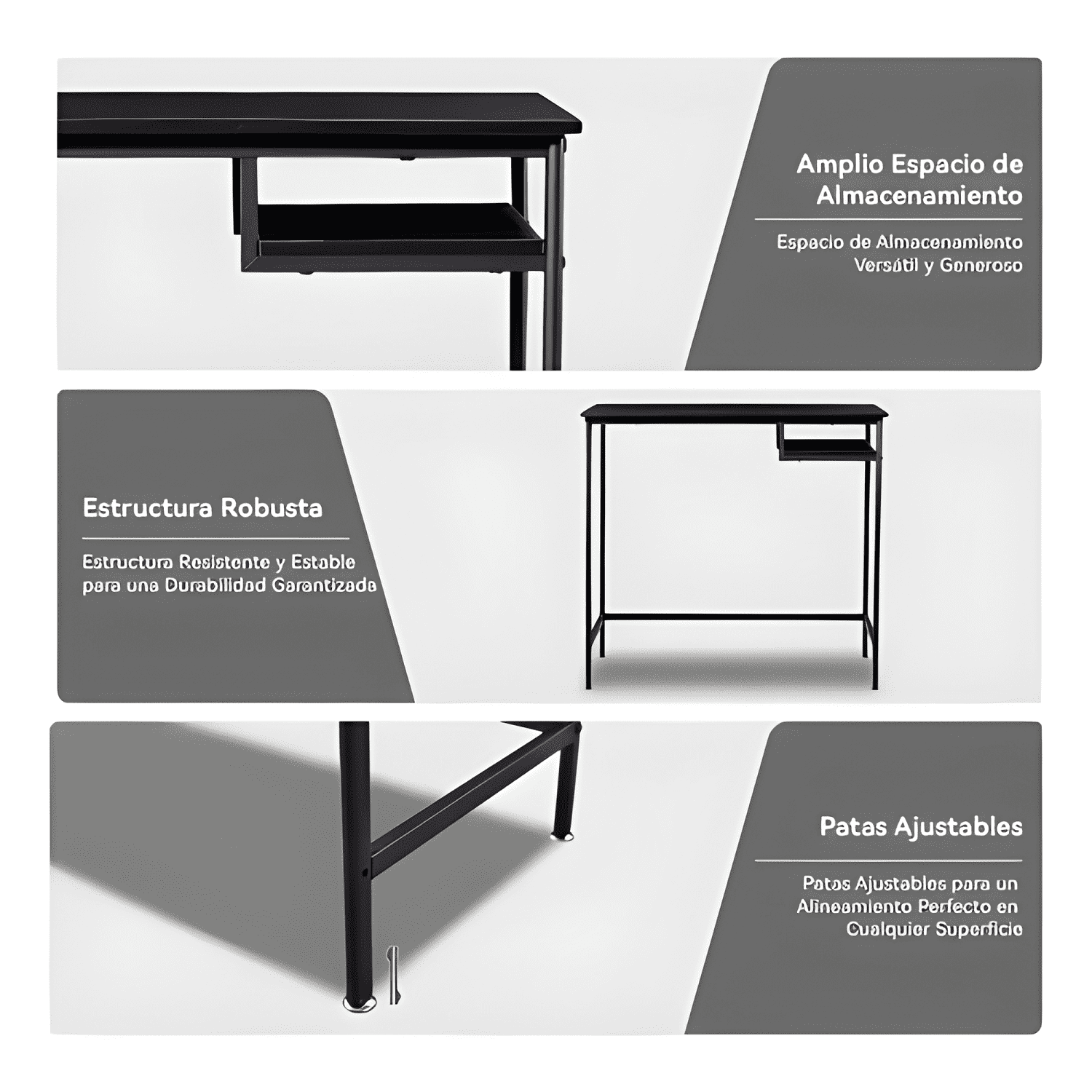 Escritorio pequeño de madera oficina #9-1