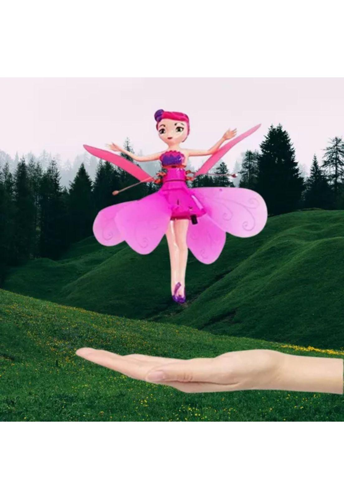 Muñeca mágica, hada voladora, recargable, con sensor TikTok-2