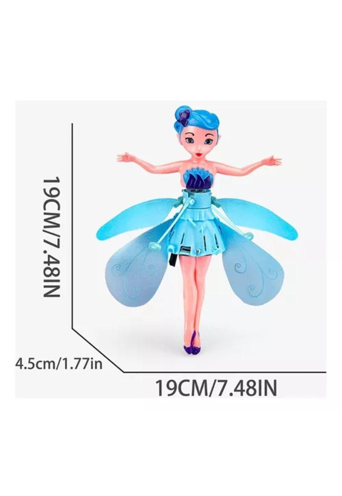 Muñeca mágica, hada voladora, recargable, con sensor TikTok-3
