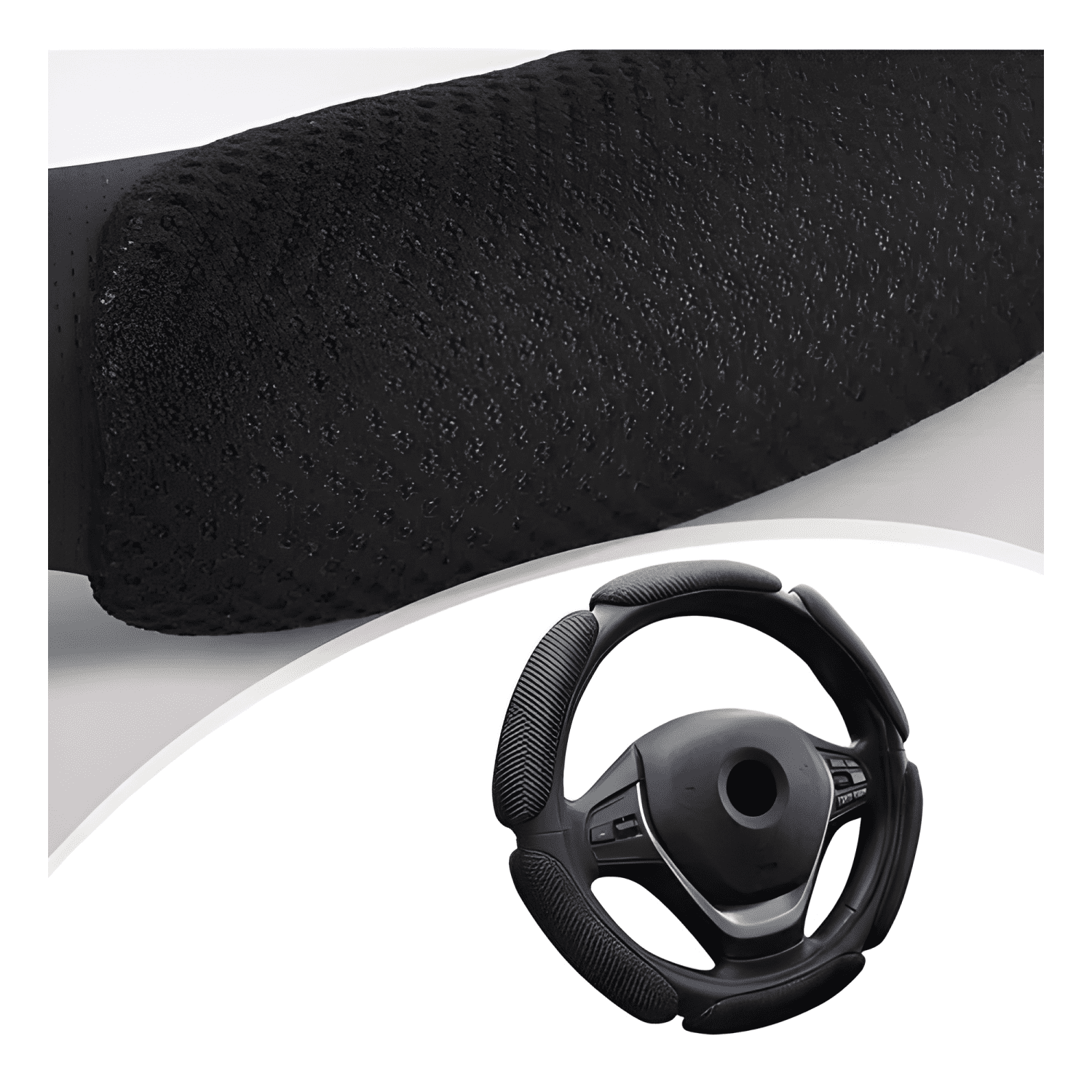 Funda Cubre Volante Universal 3d Acolchado Antideslizante/r&-1