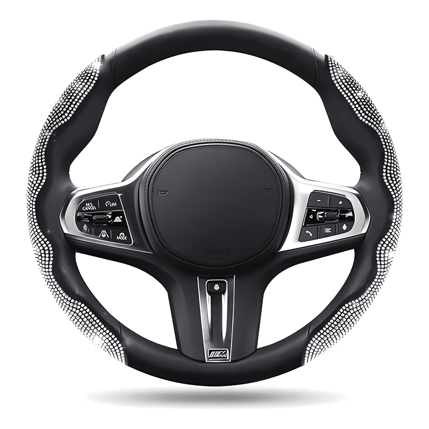 Funda Cubre Volante Diamante Accesorio Auto-0