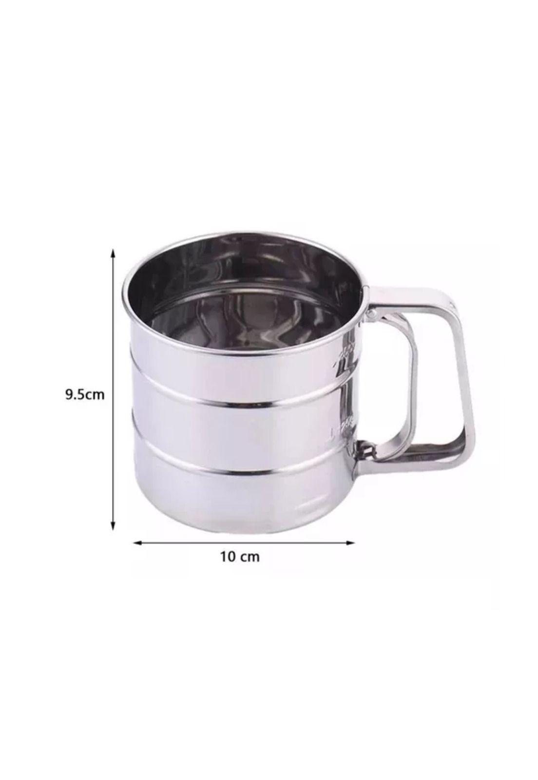 Tamizador Cernidor de Harina Manual 250g Acero Inoxidable-2