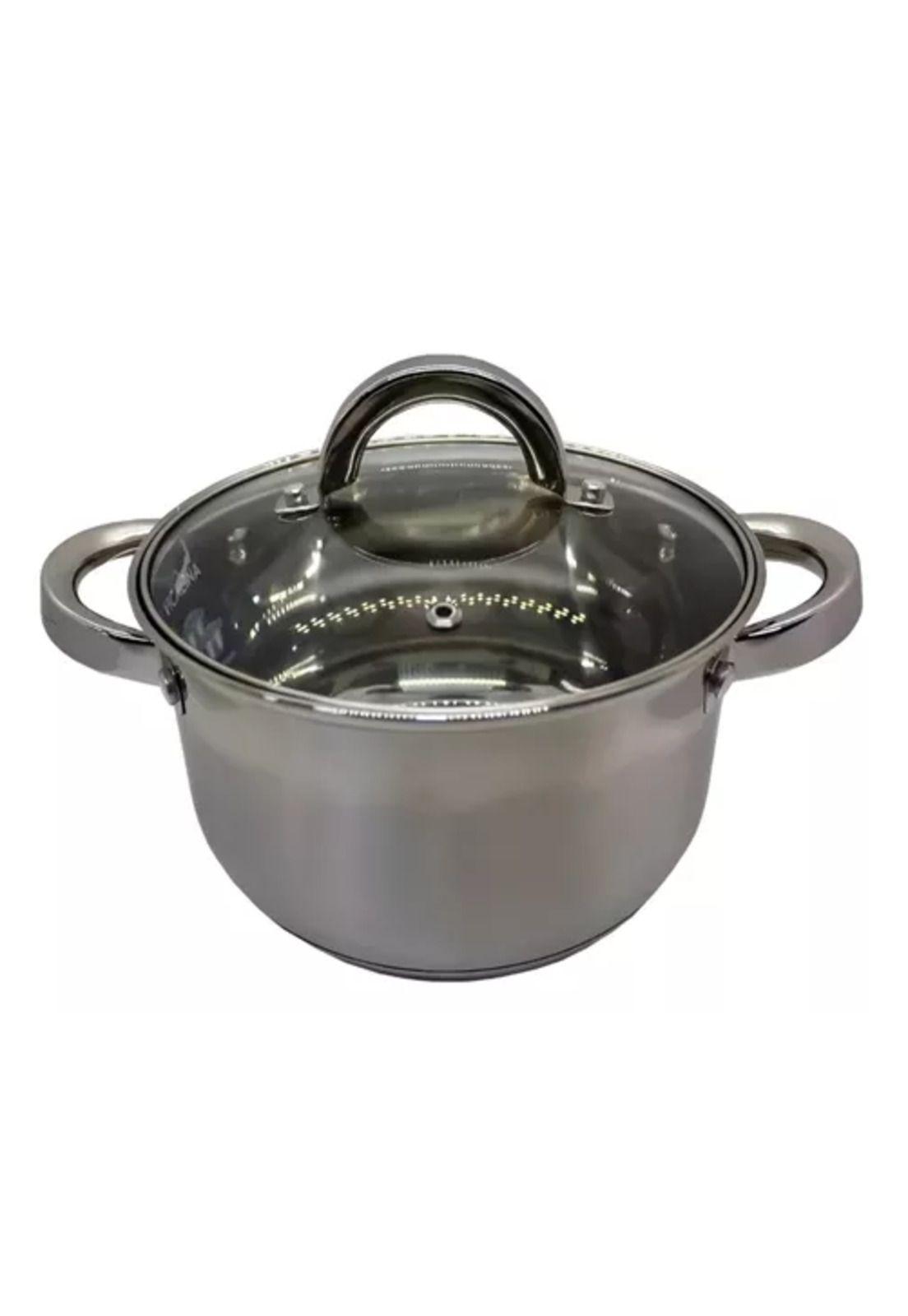 Set de ollas de 6 piezas, acero inoxidable, asa ergonómica, 5.0-2