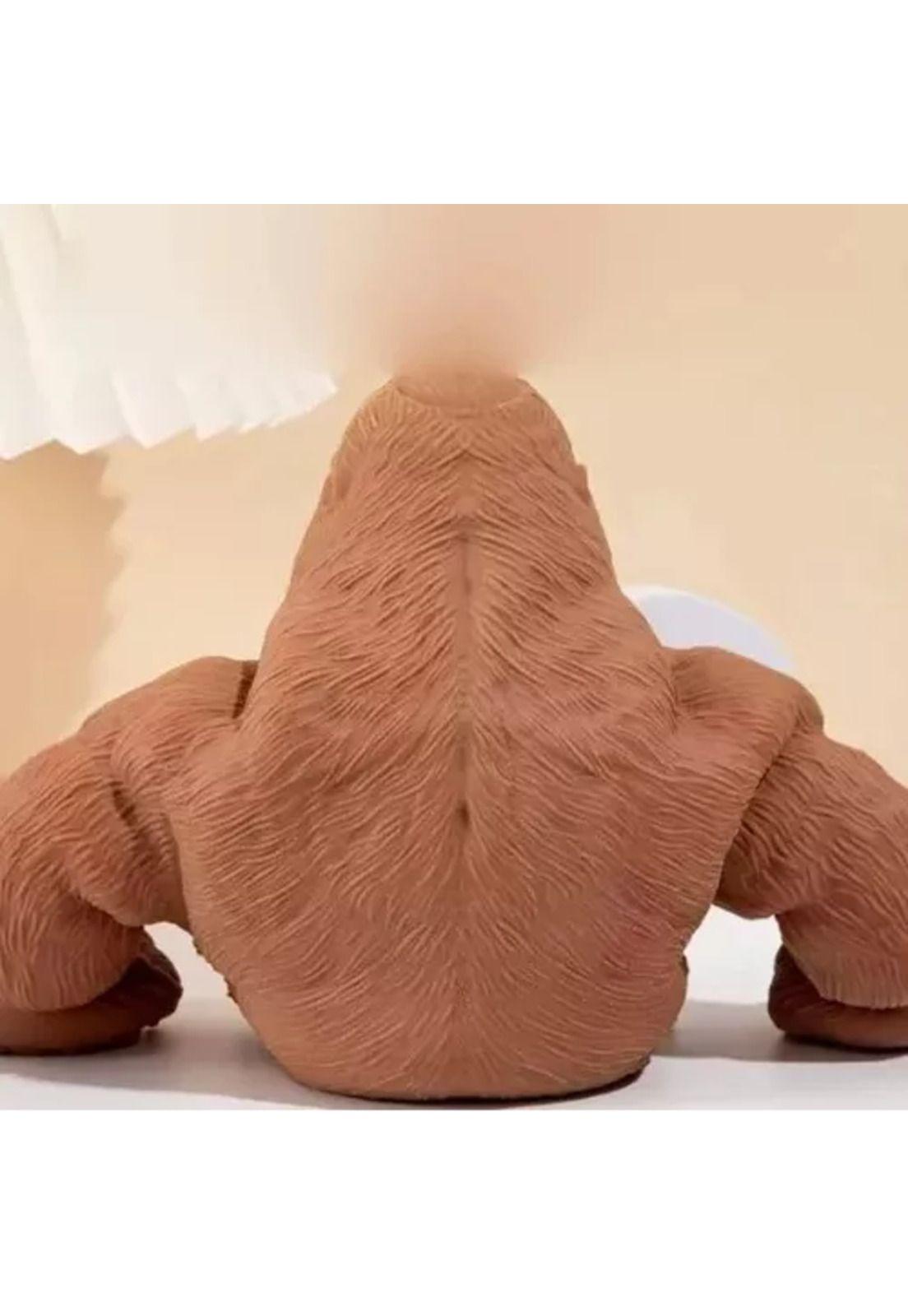 Monkey World, juguete de latex, gorila de compresión suave-2