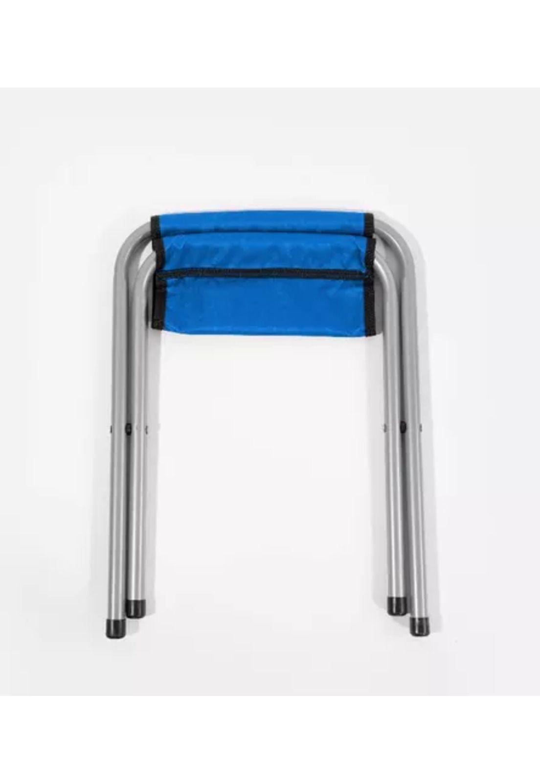 Asiento plegable para camping rojo-7