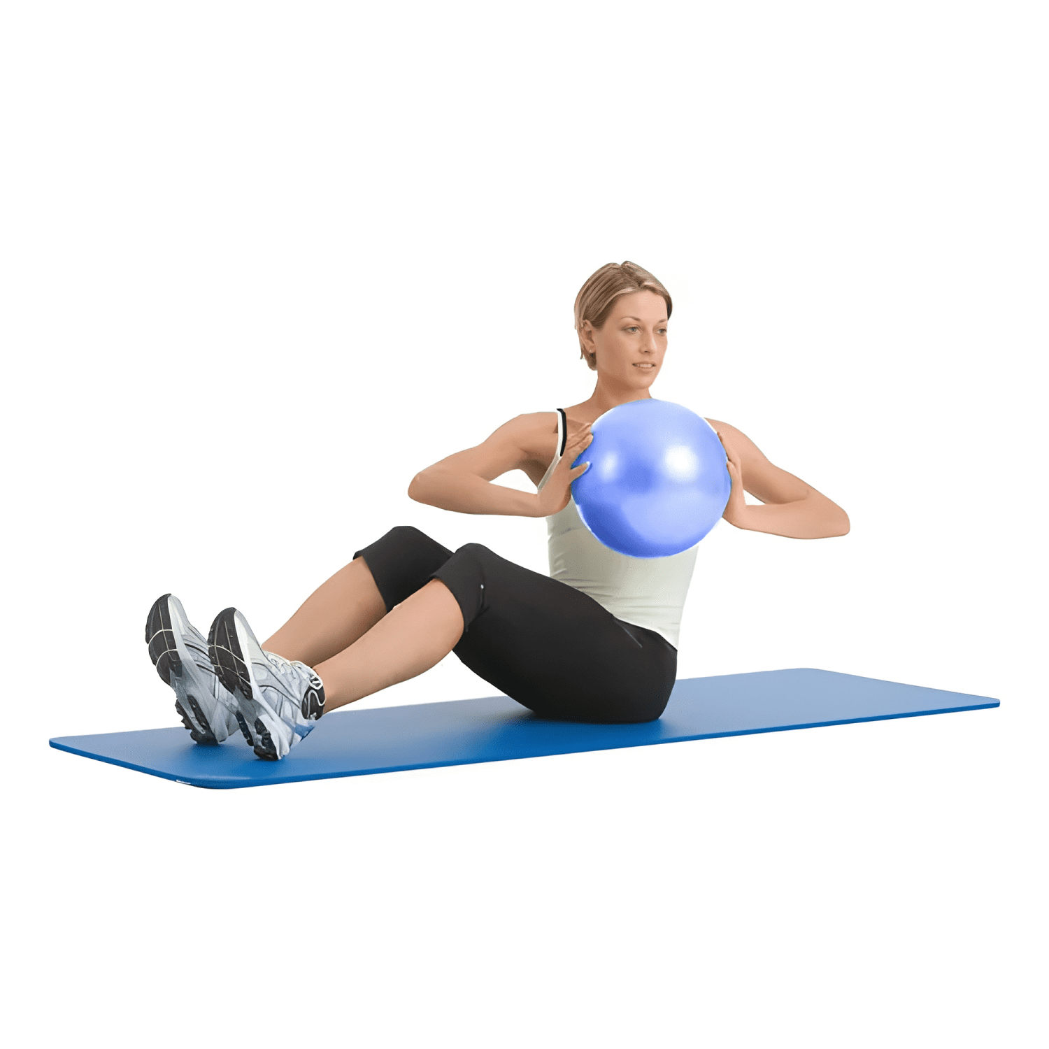 Pelota de yoga deportes pilates pequeña Azul-3