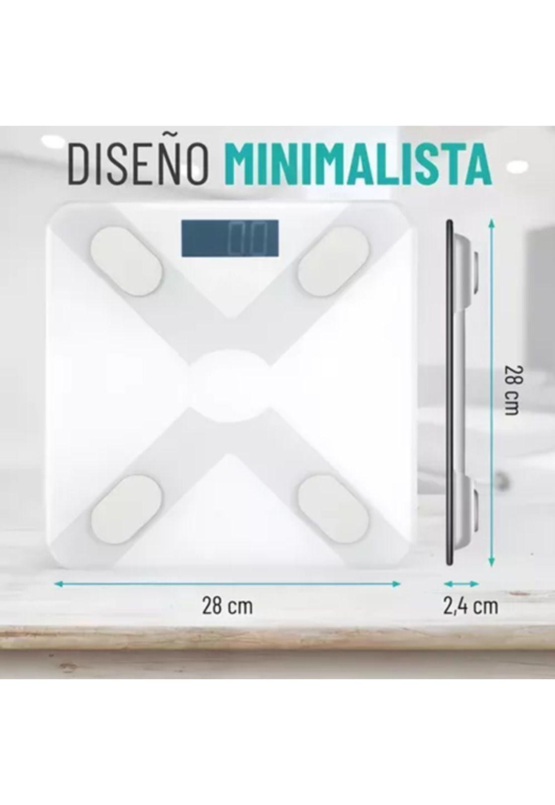 Balanza pesa digital inteligente smart app bluetooth blanca-3