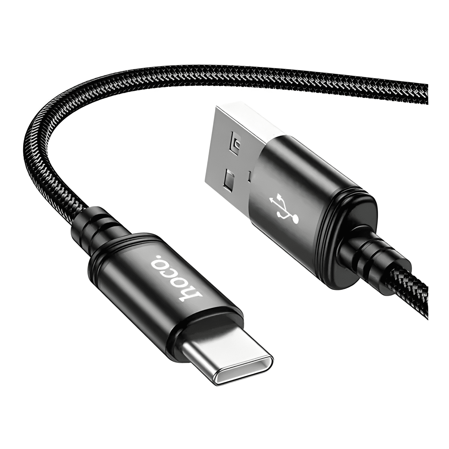 Cable hoco x89 wind USB a tipo c 1m Negro-2