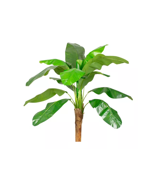 Planta Artificial Banano 120cm Luxury 12 Hjs  Arbusto Real-1