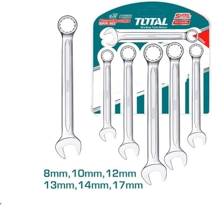 Set Juego De Llaves Punta Corona 6 Piezas Total Tht102266-0
