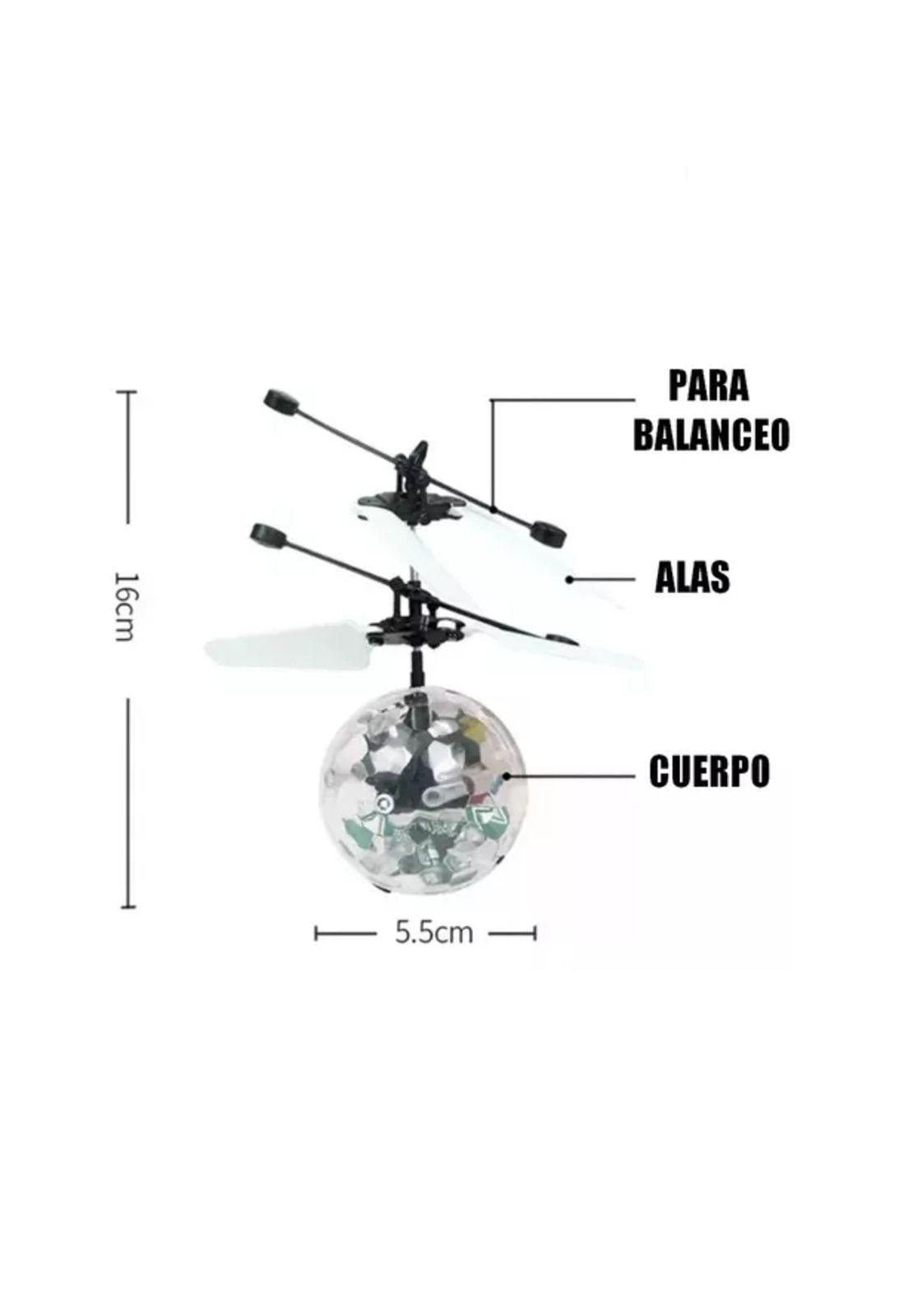 Mini dron esfera voladora, pelota boladora, dron UFO multicolor-2
