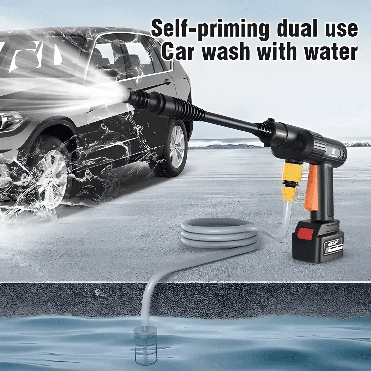 Pistola Hidrolavadora Inalámbrica 18000mah 25v Alta #2-2