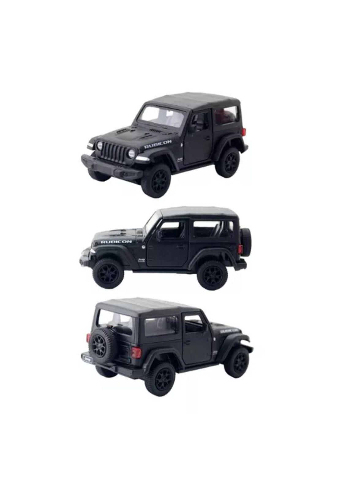 Jeep Wrangler Rubicon negro, escala 1:36-2