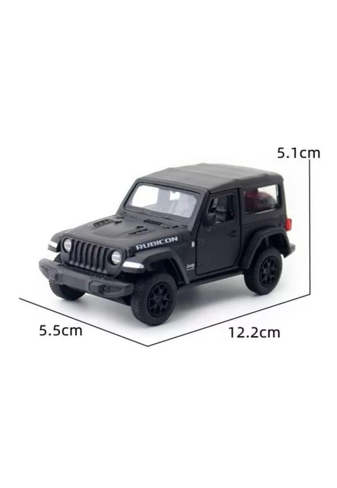 Jeep Wrangler Rubicon negro, escala 1:36-3