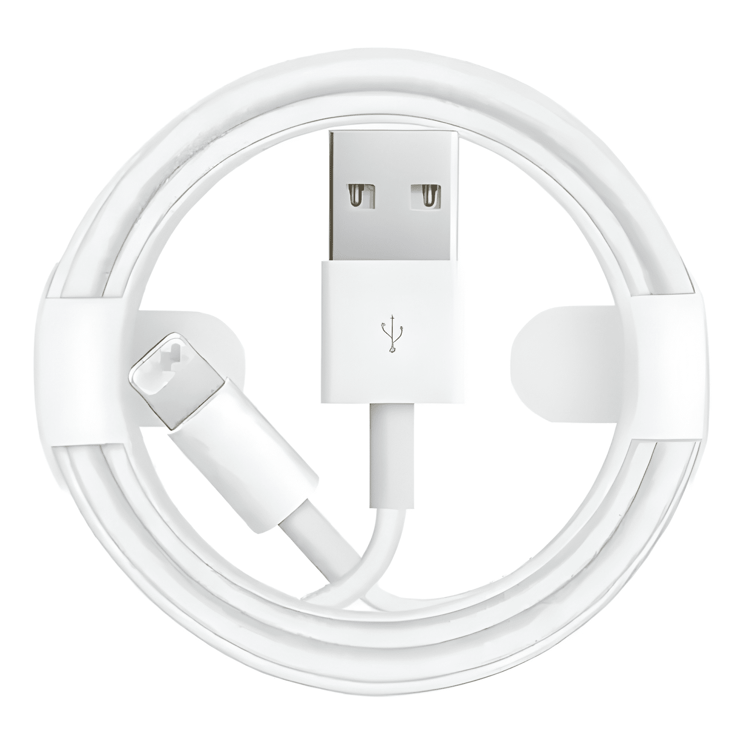 Cable lightning USB 1 metro Blanco-2
