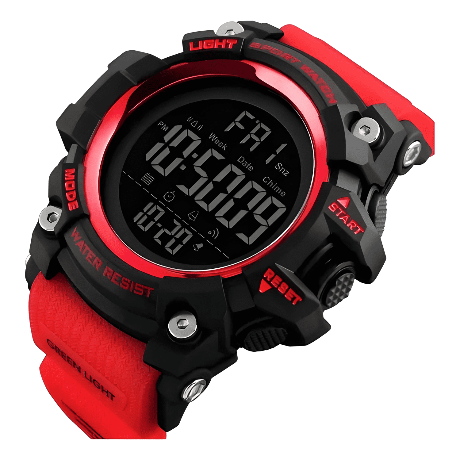 Reloj pulsera digital skmei 1384 con correa de poliuretano-2