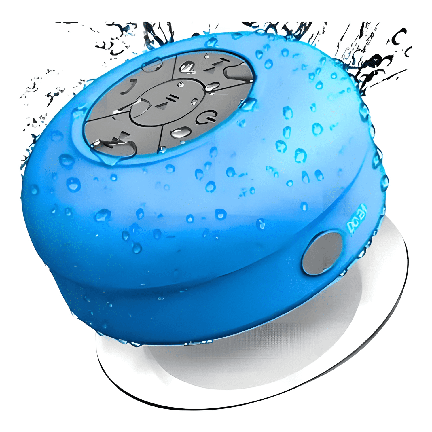 Parlante bluetooth resistente al agua manos libres baño Azul-1