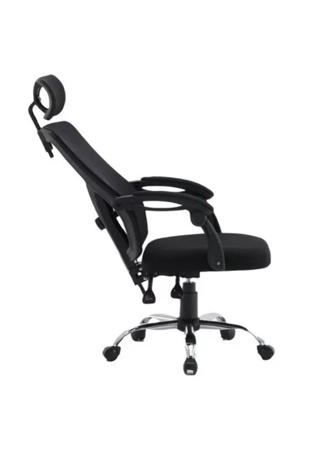 Silla de escritorio reclinable modelo ejecutivo color negro-4